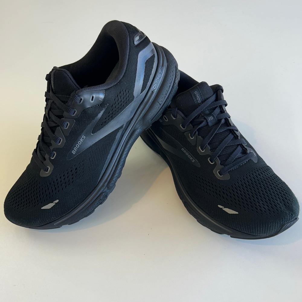 Brooks Ghost 15 Extra Wide 4E Running Shoes Black 1103934E020 Mens 9.5